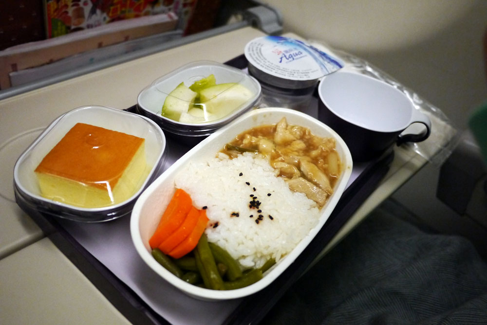 トランスアジア航空の機内食とか感想